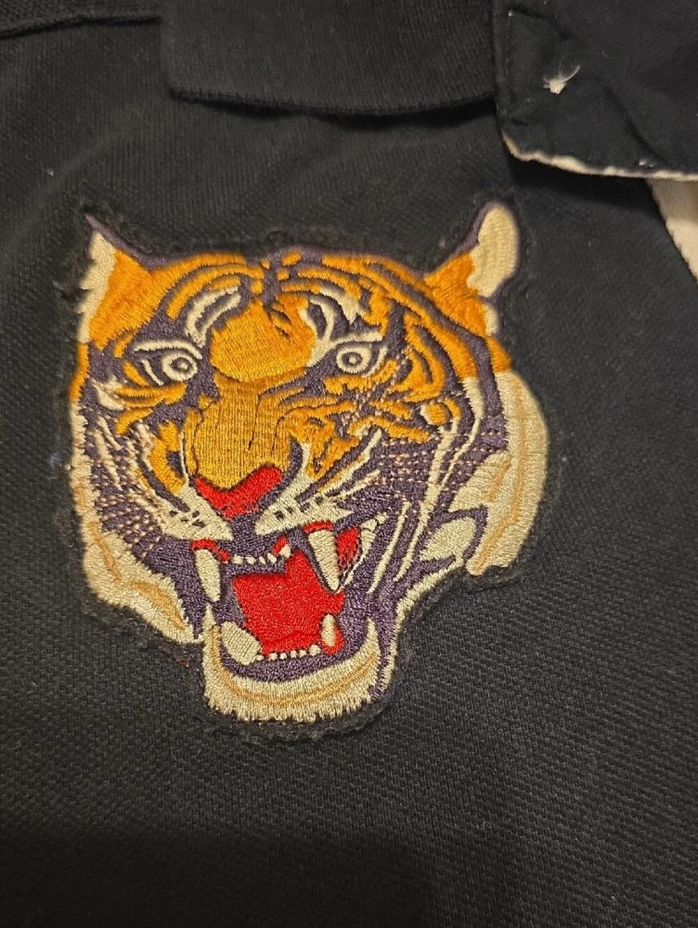 Ralph Lauren Black Polo Shirt with Yellow Logo Detail